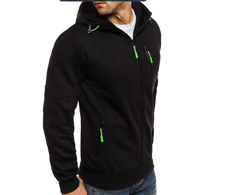 Men Hoodie Cotton Jacket