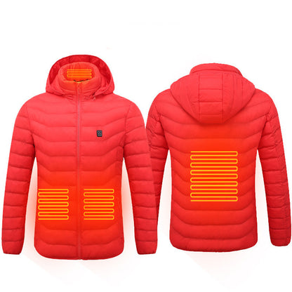 New USB Heated Jacket Electric Cotton Warmer Thermal Clothing