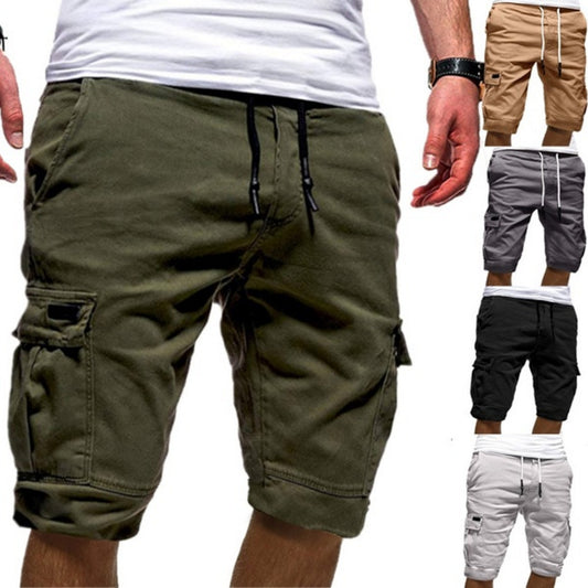 Men's Gym Workout Cargo Shorts