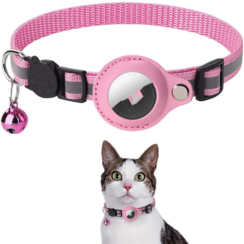 Reflective Collar Waterproof Holder Case For Air tag Protective Cover Cat Dog Kitten Puppy Nylon Collar