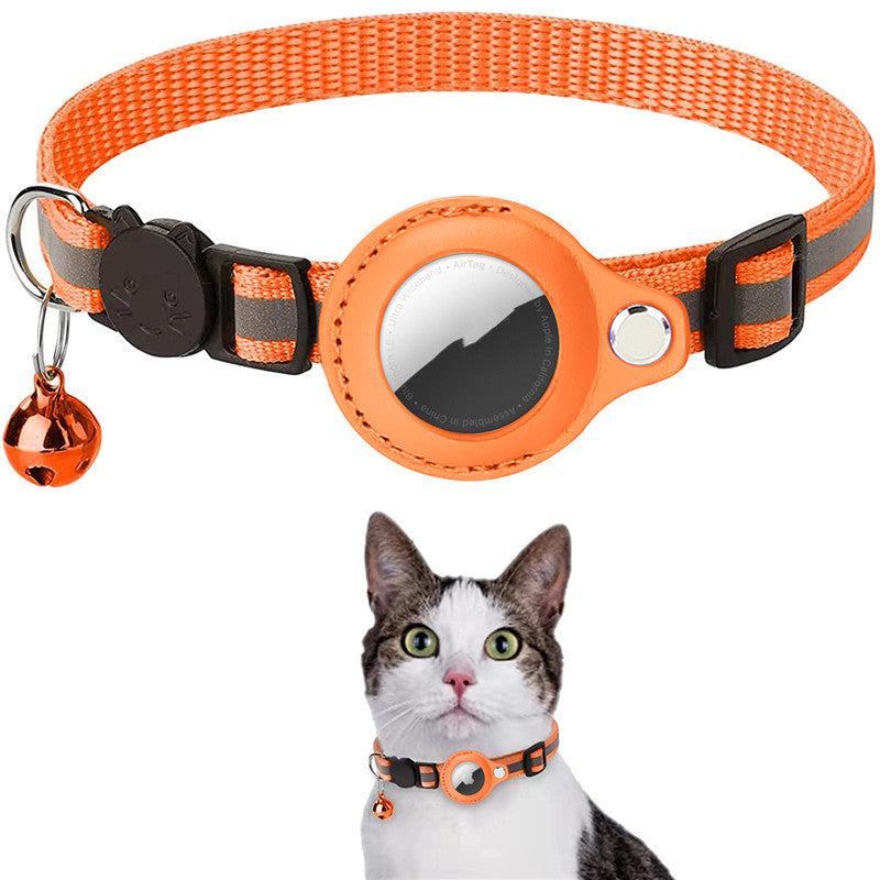 Reflective Collar Waterproof Holder Case For Air tag Protective Cover Cat Dog Kitten Puppy Nylon Collar