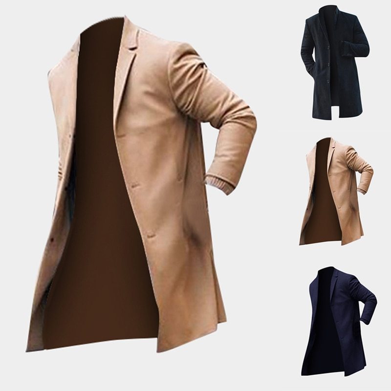 Men's Classic Long Winter Coat