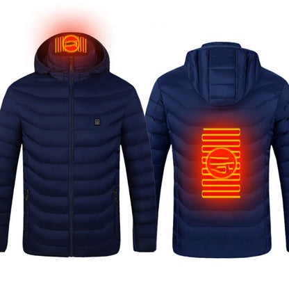 New USB Heated Jacket Electric Cotton Warmer Thermal Clothing