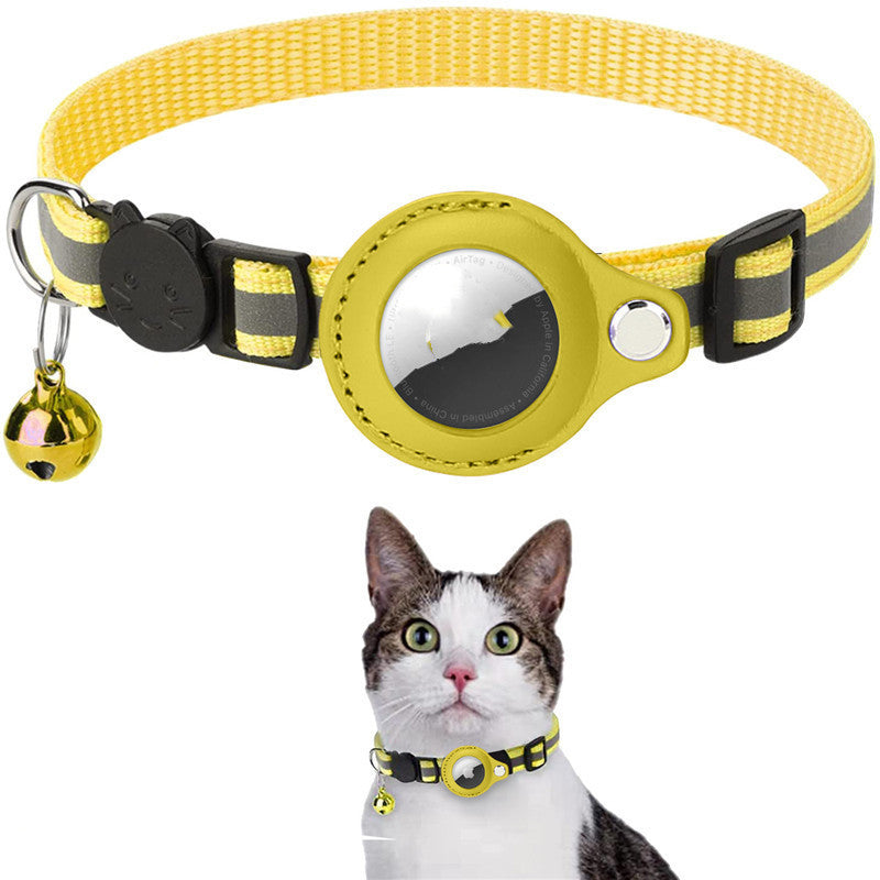 Reflective Collar Waterproof Holder Case For Air tag Protective Cover Cat Dog Kitten Puppy Nylon Collar