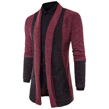 Men's Cardigan Sweater Casual Wool Coat