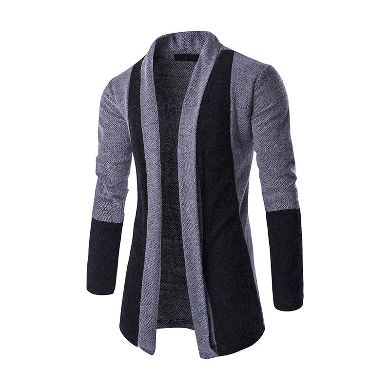 Men's Cardigan Sweater Casual Wool Coat