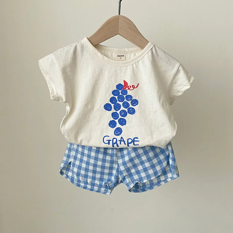 Toddler Cotton Summer Pajamas Set