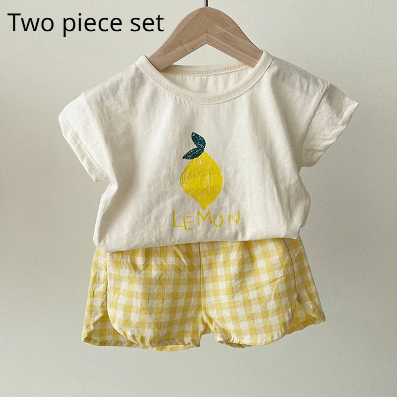 Toddler Cotton Summer Pajamas Set