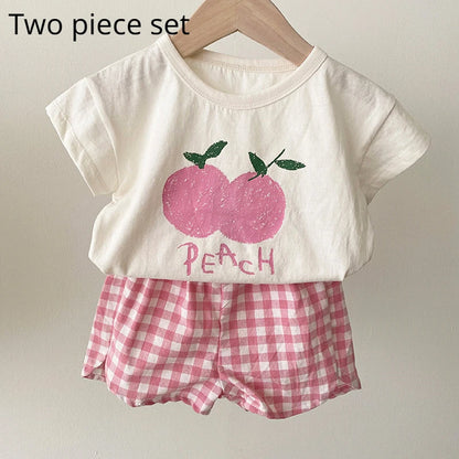 Toddler Cotton Summer Pajamas Set