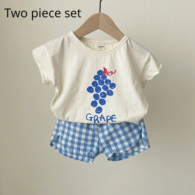 Toddler Cotton Summer Pajamas Set