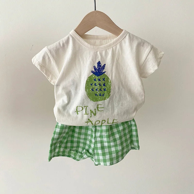 Toddler Cotton Summer Pajamas Set