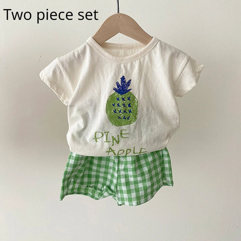 Toddler Cotton Summer Pajamas Set