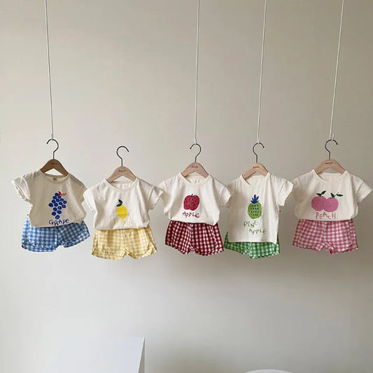 Toddler Cotton Summer Pajamas Set