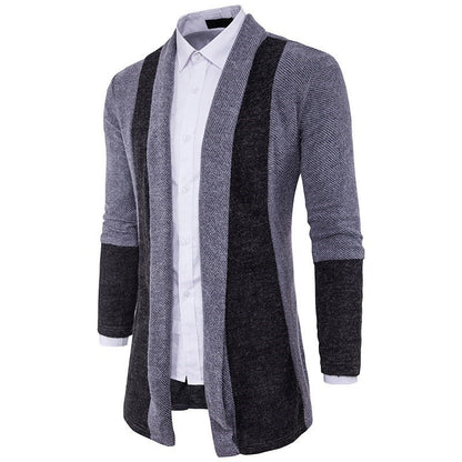 Men's Cardigan Sweater Casual Wool Coat