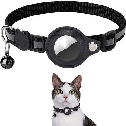 Reflective Collar Waterproof Holder Case For Air tag Protective Cover Cat Dog Kitten Puppy Nylon Collar