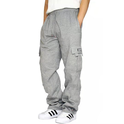 Men's Elastic Waist Drawstring Jogger Pants